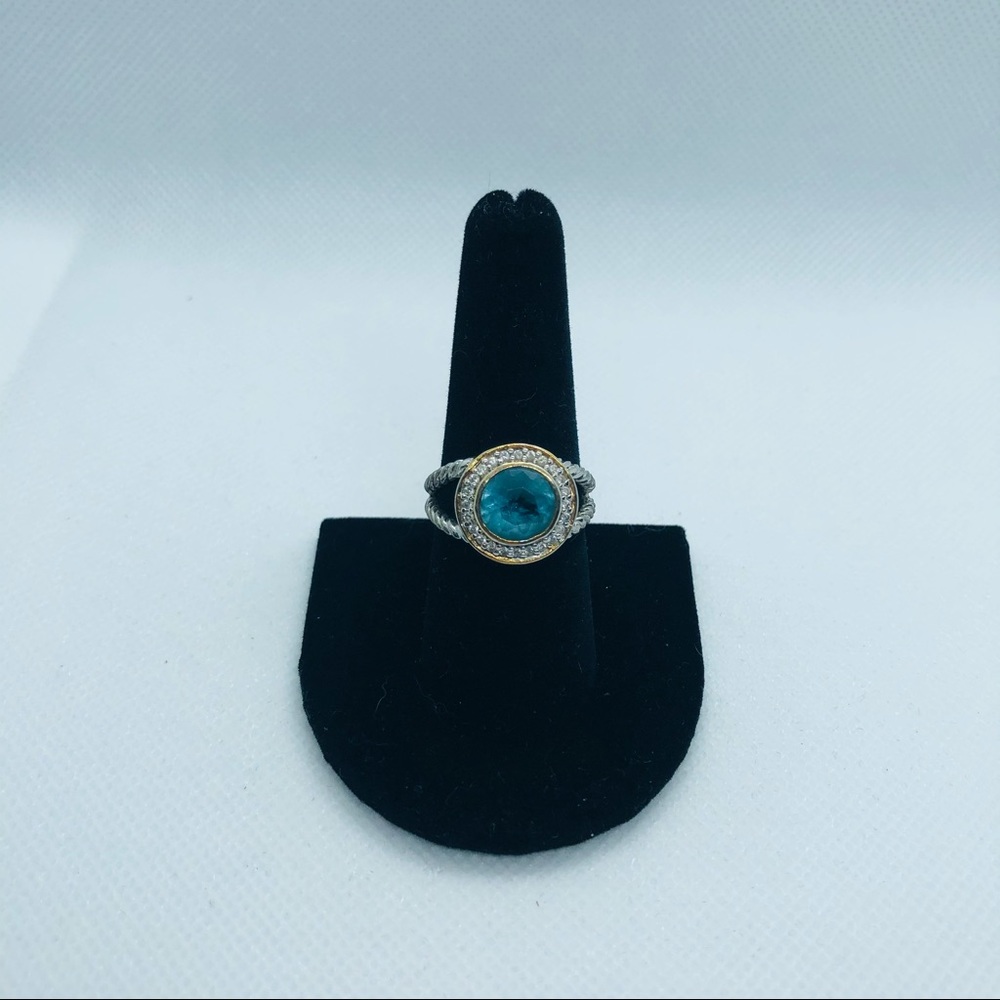 Blue Stone Ring - image 2